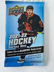 2021-22 Upper Deck Hockey S1 Guaranteed Relic/ Patch/ or Auto Hot Pack