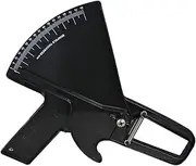 HAMPPLIES Caliper Skinfold Tester Tape Measure for Accurate Measurement Durable Fitness Calculator for Men Women Easy Instructions User Manual Included Black