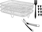 [Ciieeo] Air Fryer Accessories Rack Baking Sheet Rack for Oven for Home Camping