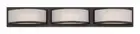 LED Wall Sconce with Frosted Glass Georgetown Bronze Finish - SATCO-62-316