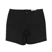 American Eagle Women's Ne(x)t Level Denim Midi Shorts Black 033-0334-7160-094