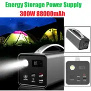 300W 88000mAh Power Station Portable Generator Mobile Battery Backup Power Bank