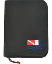 Log Book Low Profile Mini Binder Scuba Diving Dive BK w/Flag LB0141