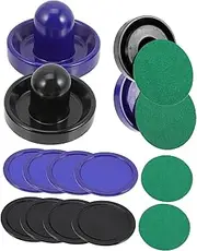 TOGEVAL 1 Set Air Hockey Table Accessories Plastic Hockey Paddles Balls Includes Game Rooms