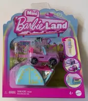 Barbie Mini BarbieLand Doll & Vehicle 1.5" Doll Color Change SUV