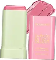 Perfeclan Lip And Cheek Tint Moisturizing for Eyes Lips Cheeks Buildable Dewy Finish Waterproof Lightweight Smooth Cosmetics Blusher, Pink