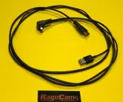 HDMI HD/C USB COMBO CABLE DOWN ANGLE ELBOW PLUG DC FOR GOPRO HERO5 HERO6 HERO7