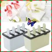 4Cells Ice Cream Mold Icy Pole Jelly Mould Frozen Molds Maker Pop Popsicle BloFV