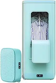 FXNFXLA Portable Dryer, Folding Clothes Dryer with Smart Timing, 360° Hot Air Three-Dimensional Circulation Clothes Dryer, Luggage Design, for Home Apartment