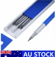 2 SETS 2B 2mm Technico Mechanical Pencil Lead Holder Clutch with 12 leads Blue