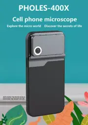 Phone case Microscope Cell Phone HD Camera Magnify macro lens 400X Times Lens