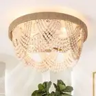 luansky 20" Boho Ceiling Fan with Light, Coastal Fandelier Ceiling Fan