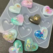Heart Silicone Pendant Mold Necklace Jewelry Resin Mould Casting Craft DIY Tool