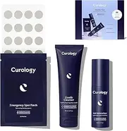 Curology Skin Care Starter Gift Set, Gentle Essentials Kit with Emergency Spot Patches for All Skin Types, 60 Day Supply