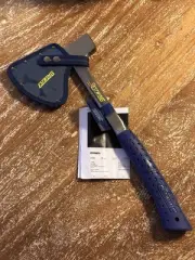 ESTWING 16" Camper's Axe with Sheath - Nylon Vinyl Shock Reduction Grip