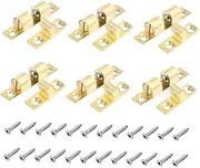Copper Latch Set 6pcs 50mm Double Ball Tension Catches for Drawers Wardrobe Cabinet Door Window