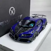 1/43 TP Bugatti Chiron Mansory Centuria în Blue Carbon Fiber 99 pcs
