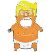 Donald Trump Gag Gifts 2024 Funny Donald Trump Baby Balloon Shaped Magnetic