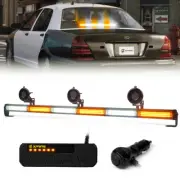 Xprite 35" COB LED Emergency Windshield Traffic Advisor Strobe Light Bar