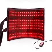 Red Light Therapy Lumbago Back Belly Muscle Pain Relief Waist LED Near Infrared Heating Deep Penetration Massage Pad Wearable