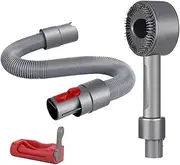 Pet Brush Attachments Compatible for Dyson V7 V8 V10 V11 V15 Vacuum Cleaners Replacement Accessories Pet Dog Grooming Brush, Extension Hose