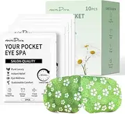 Minidiva Steam Eye Mask, 30Pcs Self-Heating for Dry Eyes, Dark Circles & Stress Relief (Chamomile)