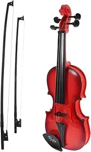 Abaodam Violin Musical Lightweight Beginner Instrument for Home School Kindergarten Portable Musical Instrument for Learning Performance Vintage Decor