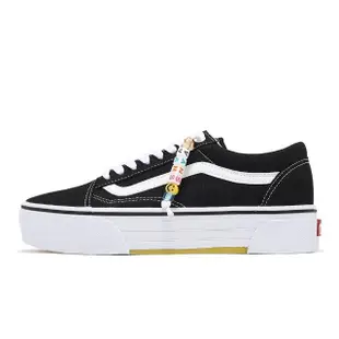 【VANS】休閒鞋 V36CF CHM CHKY Old Skool CHKY 男鞋 女鞋 白 黑 日本線 厚底(6612810002)