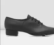 Bloch girls black jazz tap shoe size 1.0