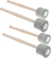 Abaodam 2 Pairs Foam Head Drum Mallets of Durable Performance Drumsticks for Percussion Instruments for Bass Drums Versatile and Lightweight Design Comfortable Grip