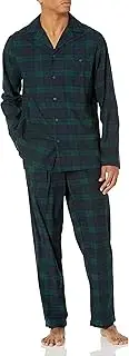 [Nautica] Men's Sustainably Crafted Plaid Pajama Set
