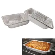 25 Pc Disposable Aluminum Foil Loaf Bread Container Baking Tins New Pan