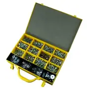 M6 (6mm) Metric CL8.8 Bolt, Nut & Washer Fastener Assortment Kit 1,305 Pce