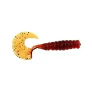 Berkley PowerBait Power Grubs 3" Fishing Lure Pumpkinseed 15/Pack 1307446