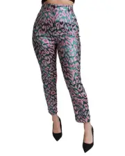 Dolce & Gabbana Leopard Print Trousers PAN71055 Women Multicolor Pants