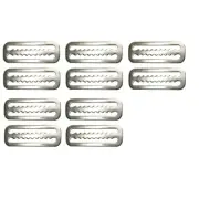 10Pcs Scuba Diving Weight Belt Slide Keeper Webbing Harness Belt Retainer S I9Z9