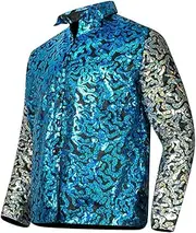 [LILLIWEEN] Joe Shirt Costume Shiny Sequins Dress Shirt Luxury Halloween Costume