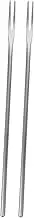AUTSUPPL 2pcs Stainless Steel Long Handle Fruit Forks Practical Cake Forks for Banquets Parties and Home Use Stylish Tableware for Meals