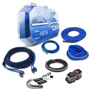 DS18 AKIT0.BL 0-GA Amplifier Installation Wiring Kit - Blue