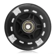 Flashing Lights Back Rear Wheels LED Flash Wheel For Micro Scooter Mini PU New black