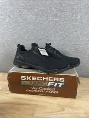NEW Skechers Mens UltraFlex Bungee Slip On Memory Foam Shoes BLACK 65122 Size 13