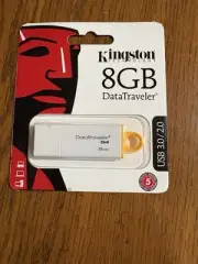 Kingston DataTraveler 8 GB USB 2.0 Flash Thumb Drive G3 Secure..................