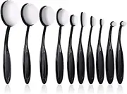 10 Pack Blending Brush for Card Making Crafting Ink Blender Brushes Set Tool Paper Background Brush Drawing (Black)