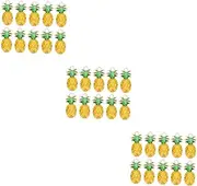 [SHINEOFI] Charm Pendant Labret Jewelry DIY Necklace Pendant Fruit Charms Pineapple Pendant Charm DIY Pendant Charms Jewelry Making Pendant Enamel Fruit Charm Yellow
