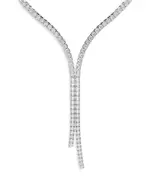 Swarovski Matrix Crystal Y Necklace, 14-17