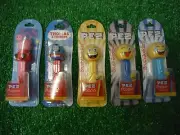 PEZZ BRUSH BUDDIES THOMAS TRAIN PEPPA PIG & 3 EMOJIS POPPIN TOOTHBRUSHES LOT