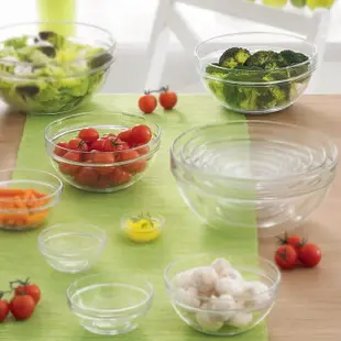 【Luminarc】法國樂美雅 強化玻璃金剛碗 17cm 沙拉碗 備料碗 攪拌碗 透明金剛碗 玻璃碗 (8.6折)