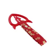 Car Accs JDM Devil Broken Heart TSURIKAWA Red Ring Red Flower Nylon Handle Strap