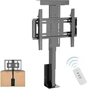 TV Wall Bracket Hidden TV Bracket,Electric TV Lift Mechanism with Remote, Adjustable Motorized TV Mount for 26-70 inch TVs(A 71)