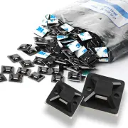 Self Adhesive Cable Tie Mounts -3M Strongly Adhesive-Backed Zip Tie Base Holders